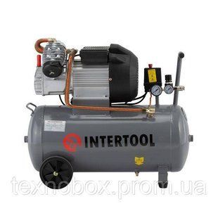 Компресор INTERTOOL PT-0007 50 л, 3,0 кВт, 220 В, 10 атм, 420 л/хв 2931034548 фото