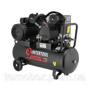 Компресор INTERTOOL PT-0016, 50 л, 3,0 кВт, 220 В, 10 атм, 500 л/хв, 2 циліндри 2931059269 фото