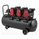 Компресор INTERTOOL PT-0039, 100 л, 3&times;1,5 кВт, 230 В, 8 атм, 600 л/хв, 1400 об/хв, безмасляний, 6 циліндрів 2931063111 фото 6