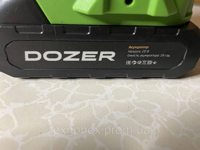 Міні пила акумуляторна DOZER М-1015, 2 шини 10/15см, 1 АКБ, 20V, 2AH 2662955445 фото